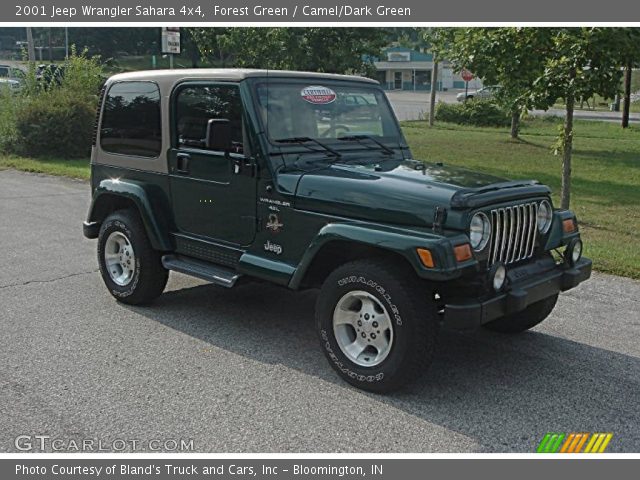 2001 Jeep Wrangler Sahara 4x4 in Forest Green