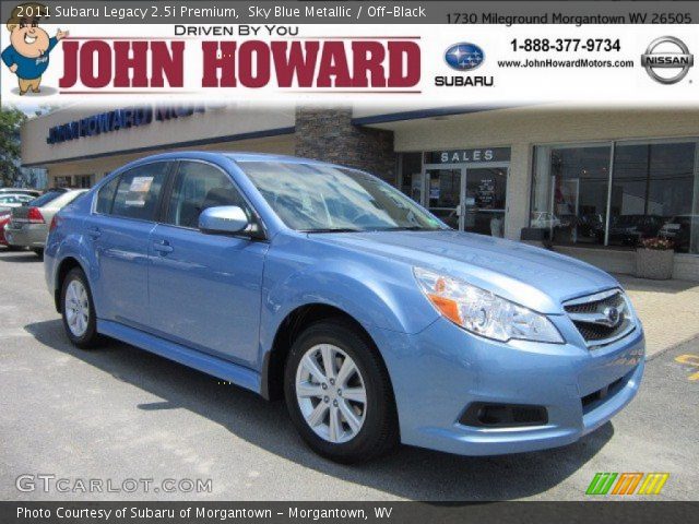 2011 Subaru Legacy 2.5i Premium in Sky Blue Metallic