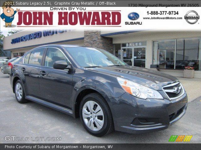 2011 Subaru Legacy 2.5i in Graphite Gray Metallic
