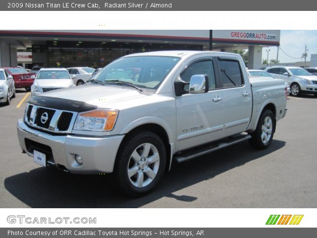 2009 Nissan Titan LE Crew Cab in Radiant Silver