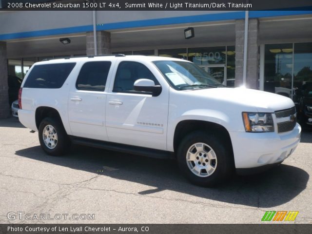 2008 Chevrolet Suburban 1500 LT 4x4 in Summit White