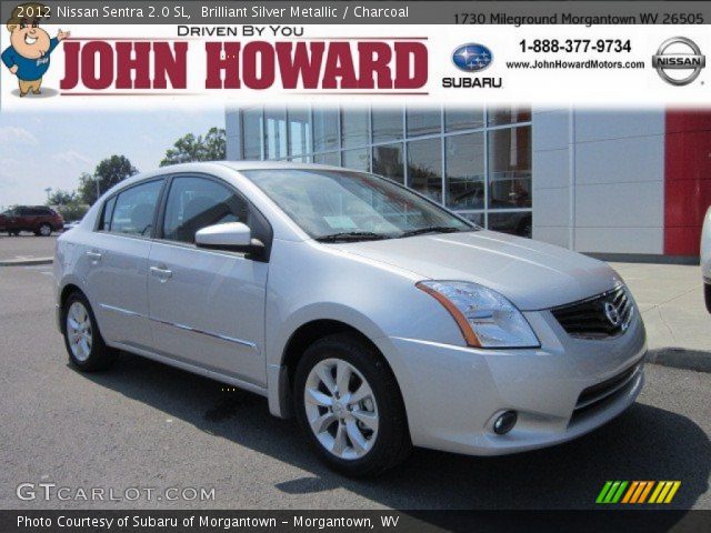 2012 Nissan Sentra 2.0 SL in Brilliant Silver Metallic