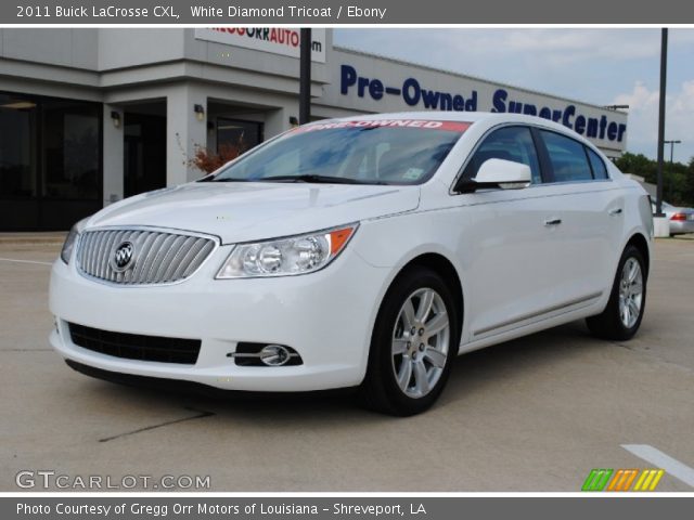 2011 Buick LaCrosse CXL in White Diamond Tricoat