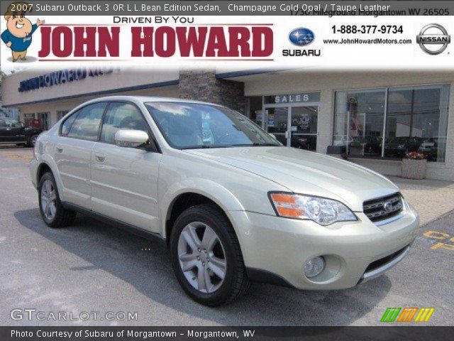 2007 Subaru Outback 3.0R L.L.Bean Edition Sedan in Champagne Gold Opal