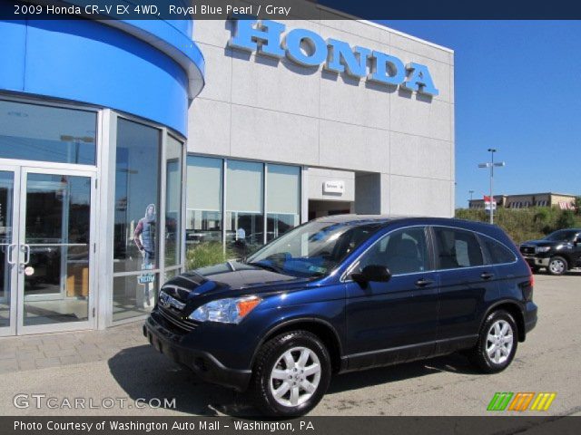 2009 Honda CR-V EX 4WD in Royal Blue Pearl
