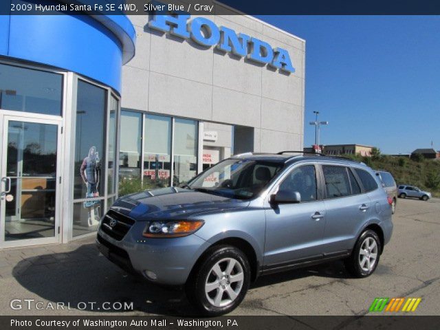 2009 Hyundai Santa Fe SE 4WD in Silver Blue