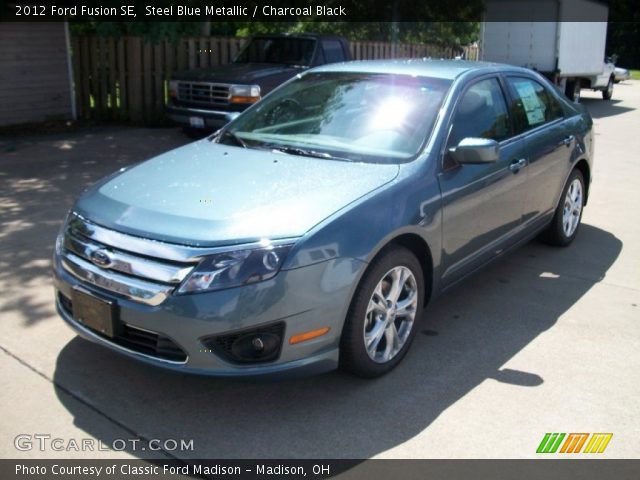 2012 Ford Fusion SE in Steel Blue Metallic