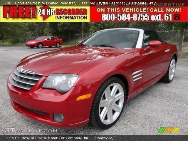 2005 Chrysler Crossfire Limited Roadster in Blaze Red Crystal Pearlcoat