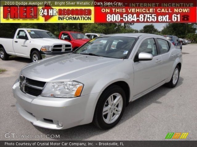 2010 Dodge Avenger R/T in Bright Silver Metallic