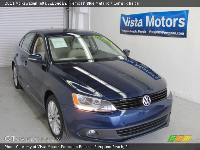 2011 Volkswagen Jetta SEL Sedan in Tempest Blue Metallic
