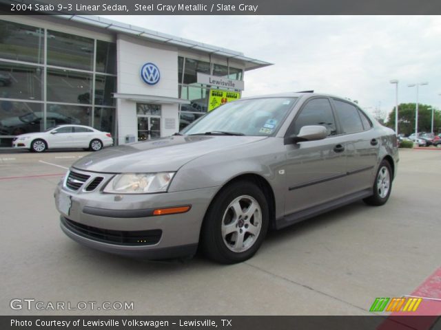 2004 Saab 9-3 Linear Sedan in Steel Gray Metallic