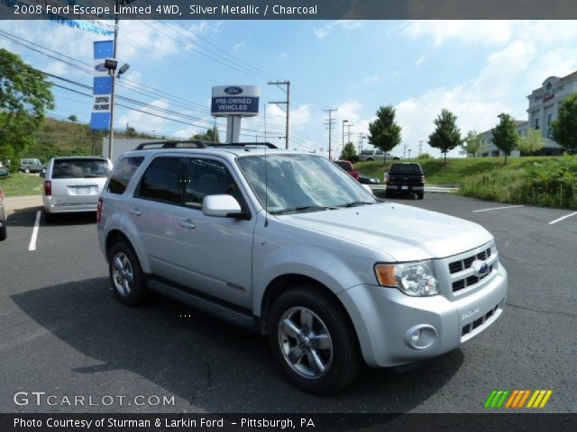 2008 Ford Escape Limited 4WD in Silver Metallic