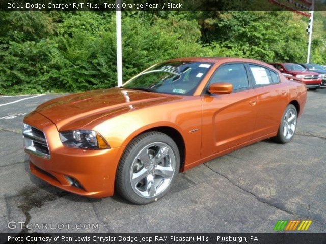 2011 Dodge Charger R/T Plus in Toxic Orange Pearl