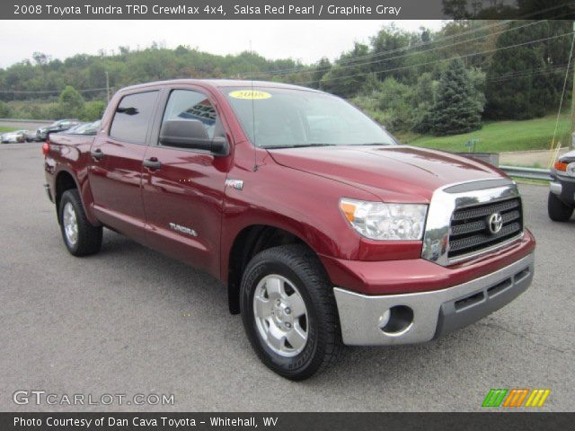 2008 Toyota Tundra TRD CrewMax 4x4 in Salsa Red Pearl