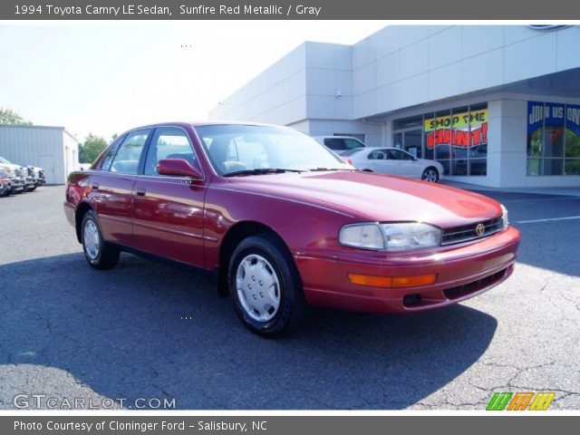 1994 Toyota Camry LE Sedan in Sunfire Red Metallic