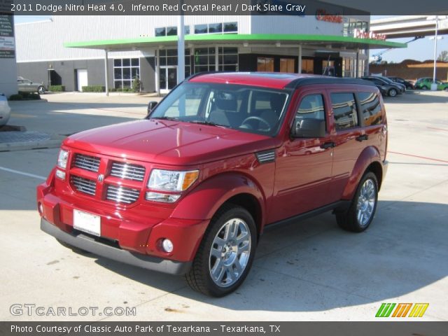 2011 Dodge Nitro Heat 4.0 in Inferno Red Crystal Pearl