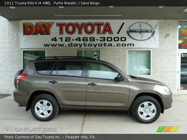 2011 Toyota RAV4 I4 4WD in Pyrite Metallic