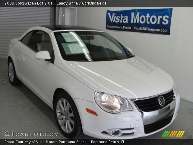 2008 Volkswagen Eos 2.0T in Candy White