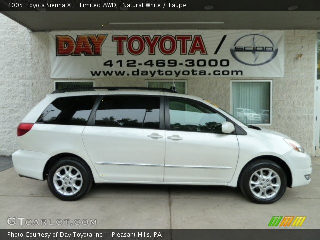 2005 Toyota Sienna XLE Limited AWD in Natural White