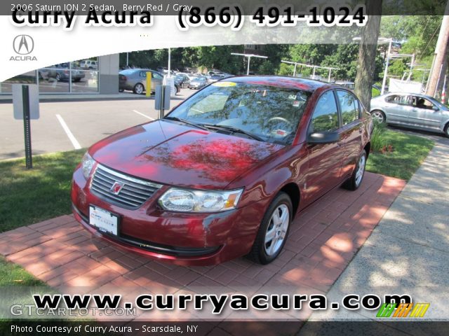 2006 Saturn ION 2 Sedan in Berry Red