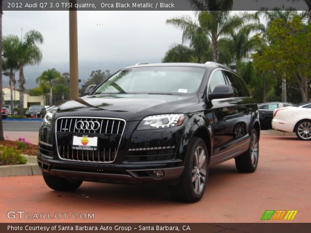 2012 Audi Q7 3.0 TFSI quattro in Orca Black Metallic