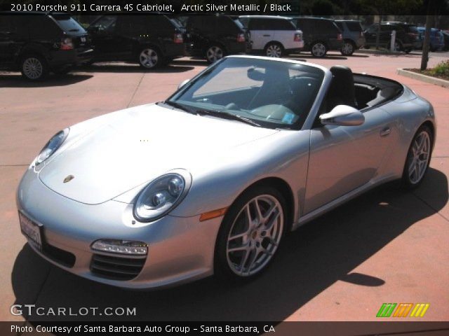 2010 Porsche 911 Carrera 4S Cabriolet in Arctic Silver Metallic