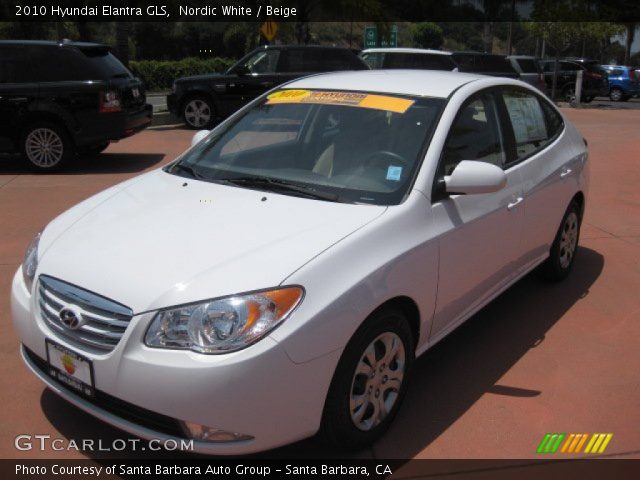 2010 Hyundai Elantra GLS in Nordic White