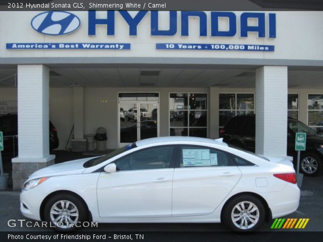 2012 Hyundai Sonata GLS in Shimmering White