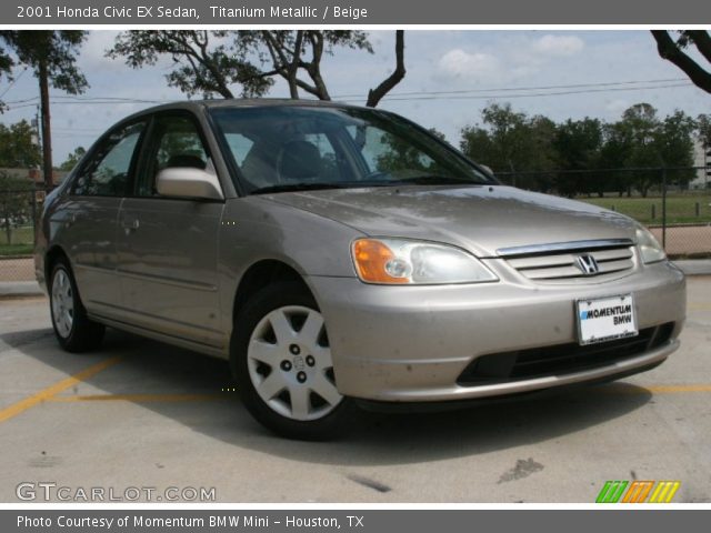 2001 Honda Civic EX Sedan in Titanium Metallic