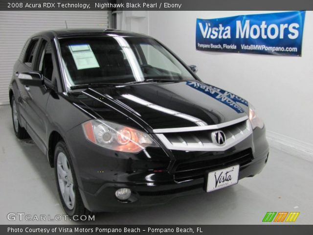 2008 Acura RDX Technology in Nighthawk Black Pearl