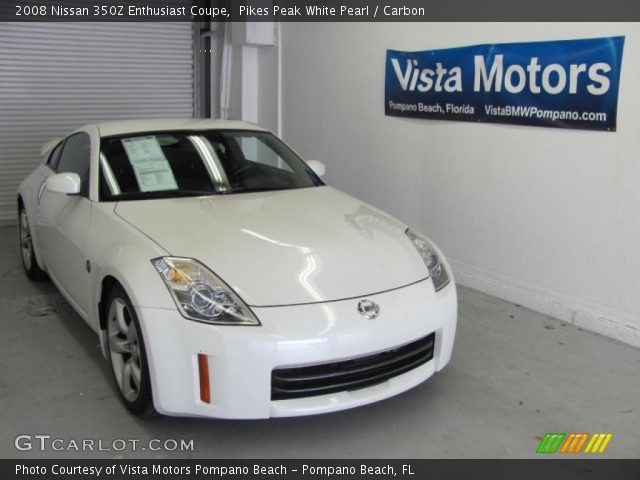 2008 Nissan 350Z Enthusiast Coupe in Pikes Peak White Pearl