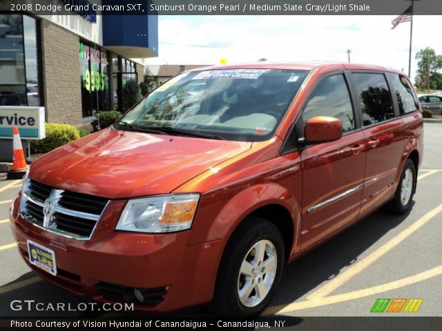 2008 Dodge Grand Caravan SXT in Sunburst Orange Pearl
