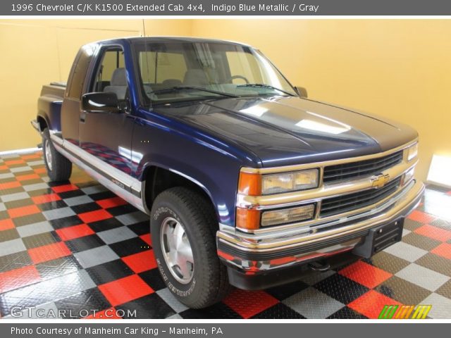 1996 Chevrolet C/K K1500 Extended Cab 4x4 in Indigo Blue Metallic