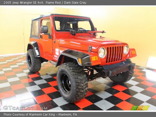 2005 Jeep Wrangler SE 4x4 in Flame Red