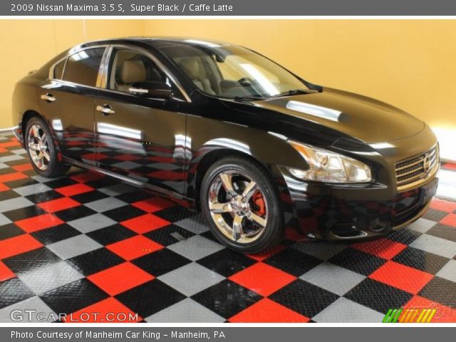 2009 Nissan Maxima 3.5 S in Super Black