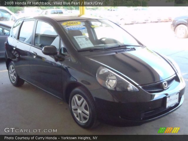 2008 Honda Fit Hatchback in Vivid Blue Pearl