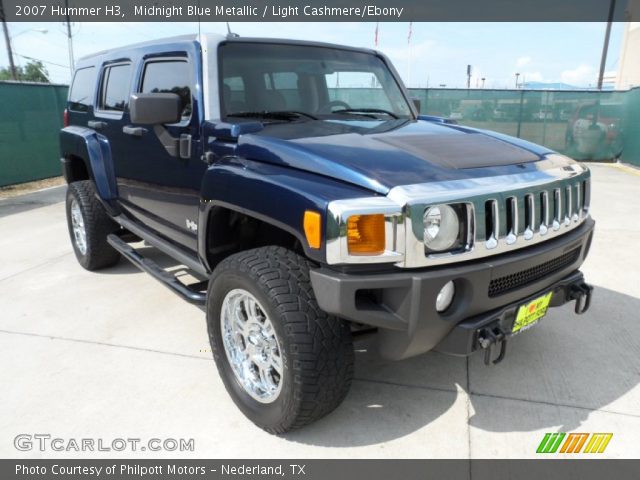 2007 Hummer H3  in Midnight Blue Metallic