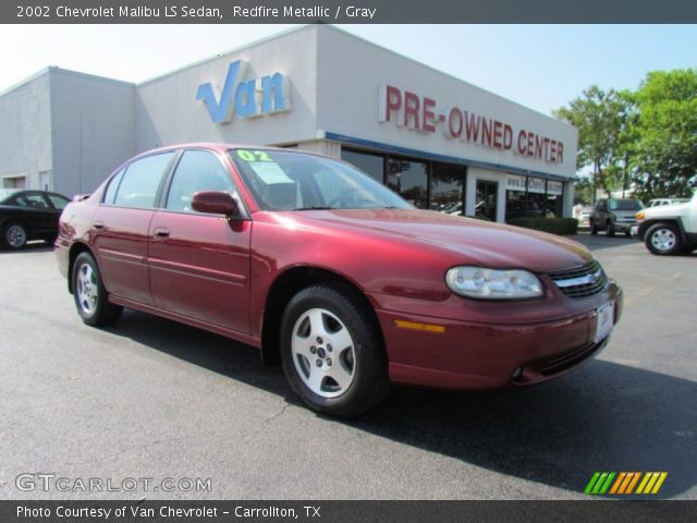 2002 Chevrolet Malibu LS Sedan in Redfire Metallic