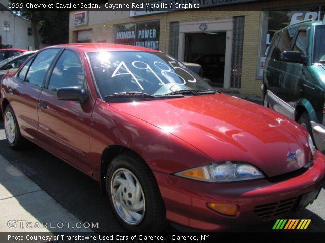 1999 Chevrolet Cavalier Sedan in Cayenne Red Metallic