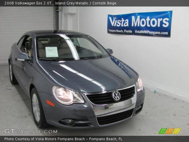 2008 Volkswagen Eos 2.0T in Island Grey Metallic