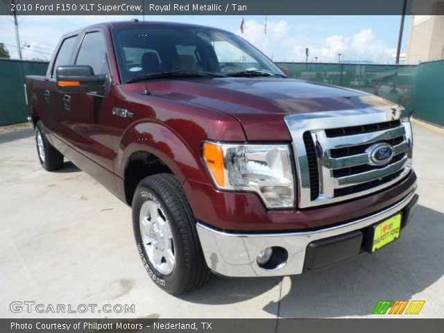 2010 Ford F150 XLT SuperCrew in Royal Red Metallic