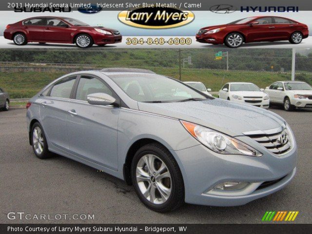 2011 Hyundai Sonata Limited in Iridescent Silver Blue Metallic