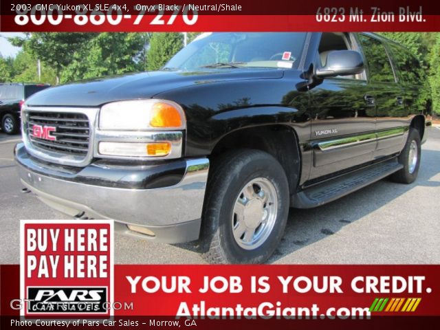 2003 GMC Yukon XL SLE 4x4 in Onyx Black