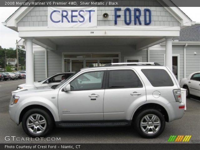 2008 Mercury Mariner V6 Premier 4WD in Silver Metallic