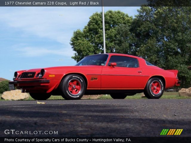 1977 Chevrolet Camaro Z28 Coupe in Light Red