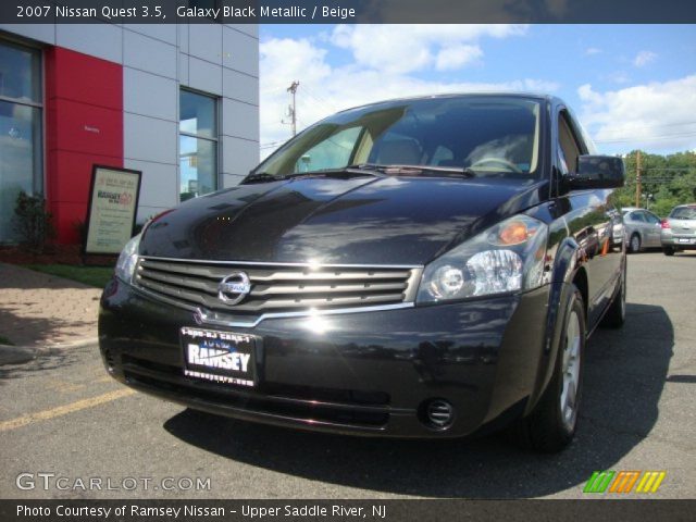 2007 Nissan Quest 3.5 in Galaxy Black Metallic