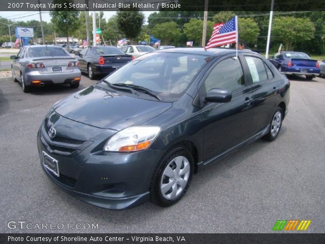 2007 Toyota Yaris S Sedan in Nautical Blue Metallic