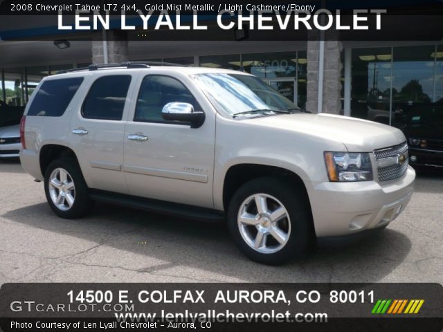 2008 Chevrolet Tahoe LTZ 4x4 in Gold Mist Metallic