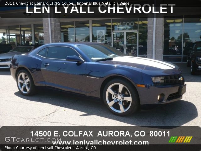 2011 Chevrolet Camaro LT/RS Coupe in Imperial Blue Metallic