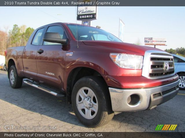 2010 Toyota Tundra Double Cab 4x4 in Radiant Red